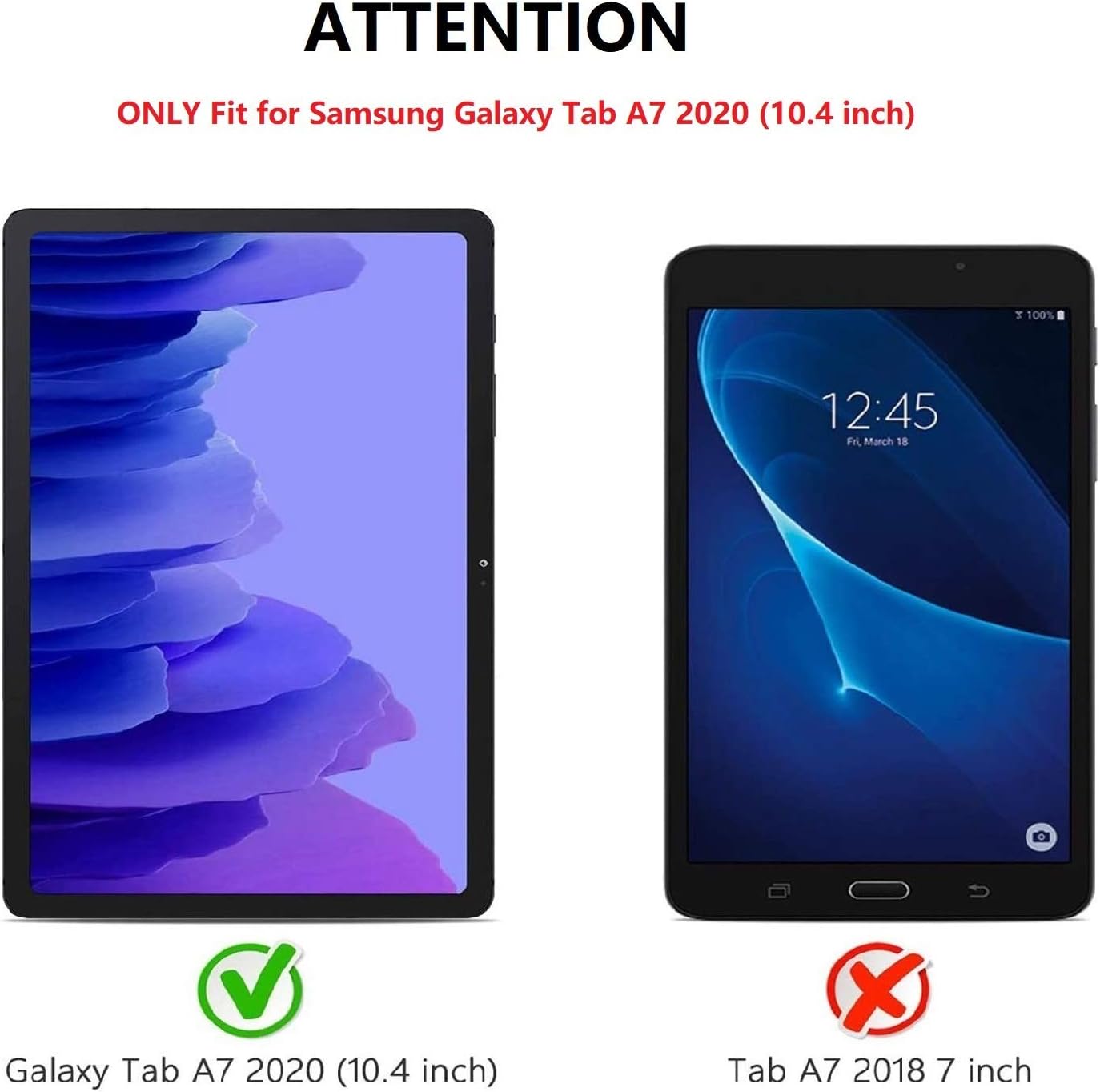 OKP [2 Pack] Screen Protector for Samsung Galaxy Tab A7 (SM-T500/T505/T507) 10.4 Inch 2020 Release/Clear Tempered Glass Screen Protector for Samsung A7 with Anti-Scratch/High Definition/Bubble Free