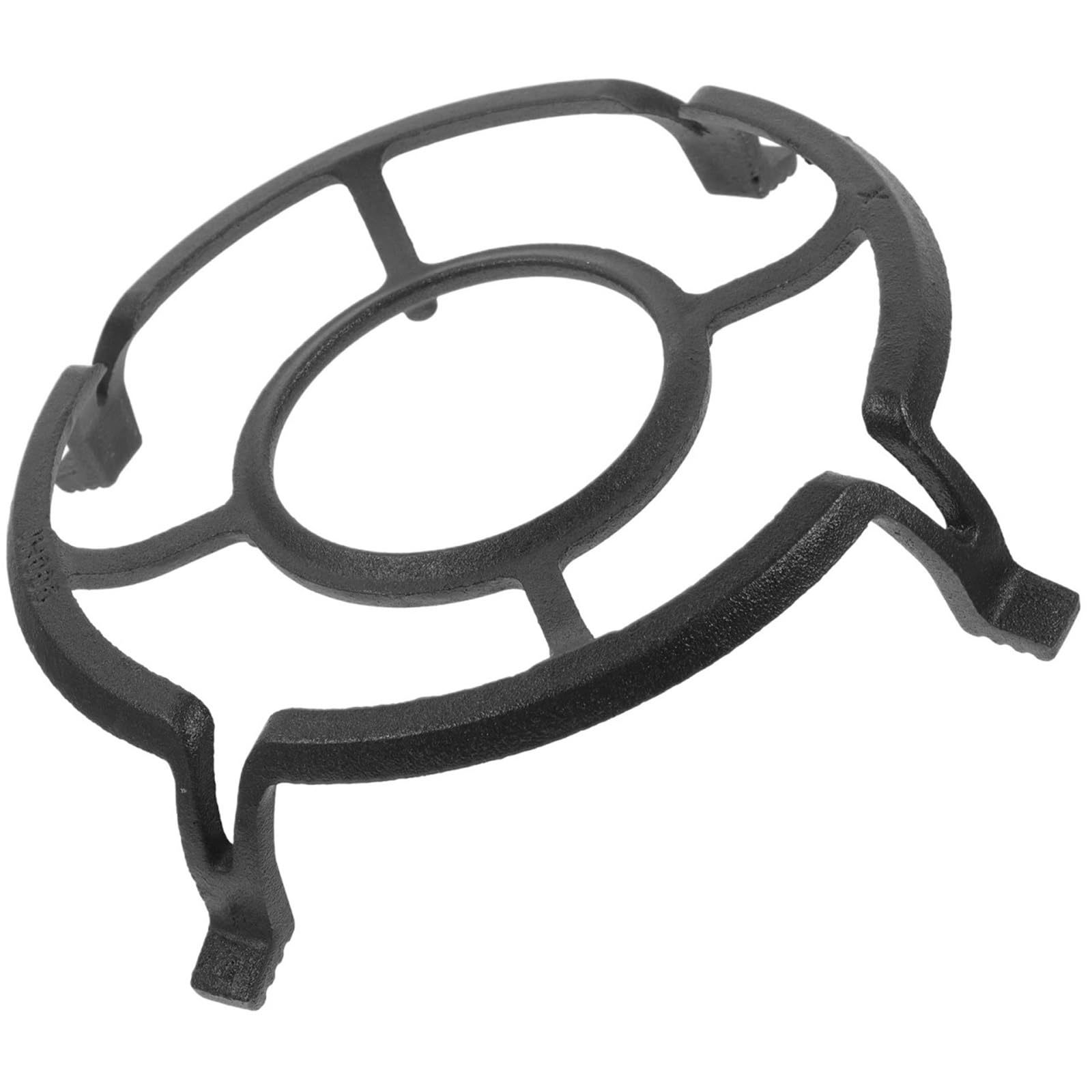 Zovloer One Color Cast Iron Wok Stand Non Slip Four Prong Gas Stove Ring Universal Burner Grate
