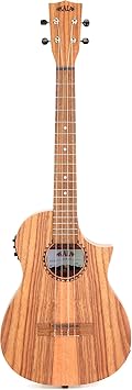 Teak Tri-Top Baritone Ukulele with Cutaway & EQ