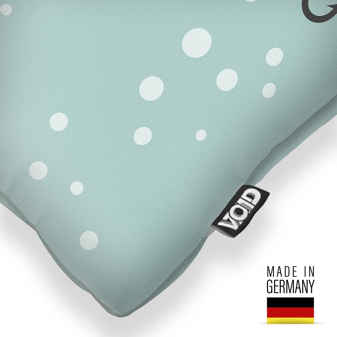 VOID Ami da pesca con pesce pesce, federa per cuscino per divano, soggiorno, decorazione impermeabile, cuscino da giardino, dimensioni: 80 x 80 cm