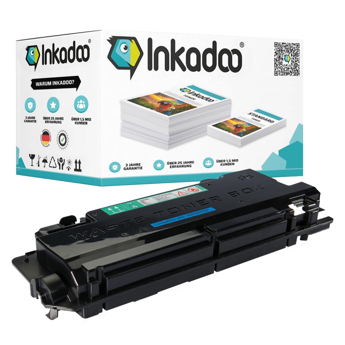 Contenitore toner di scarto compatibile con Xerox 115R00128, incolore VersaLink C 7025 DX, VersaLink C 7020 DN, VersaLink C 7025, VersaLink C 7030, VersaLink C 7020