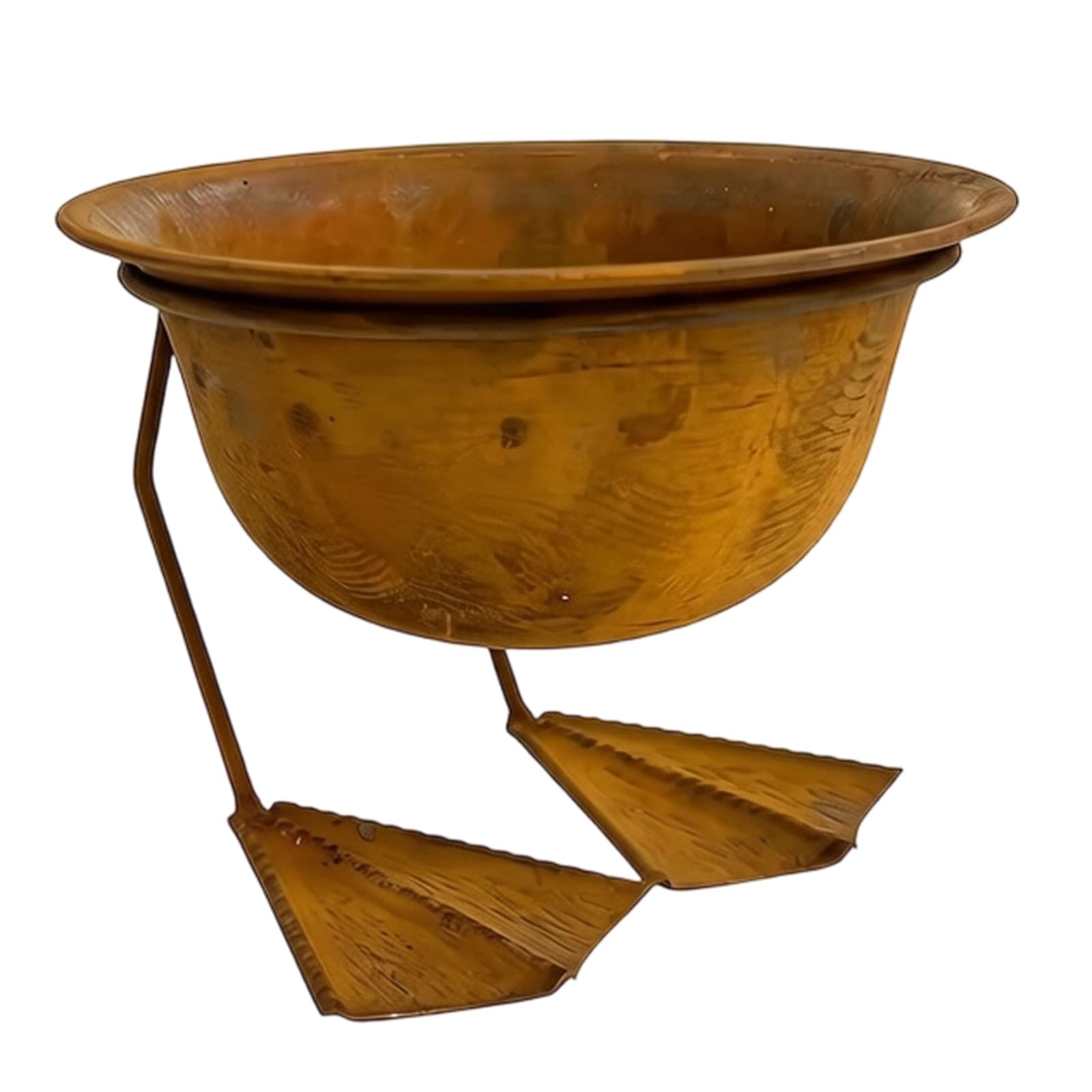 DRTLPMB Decorative Metal Bird Foot Planter, Raised Flower Bowl for Small, Patio Tabletop Garden Accent Home Decor Bird Foot Planter Metal Flower Bowl Raised Small Tabletop Indoor Patio Garden Decor