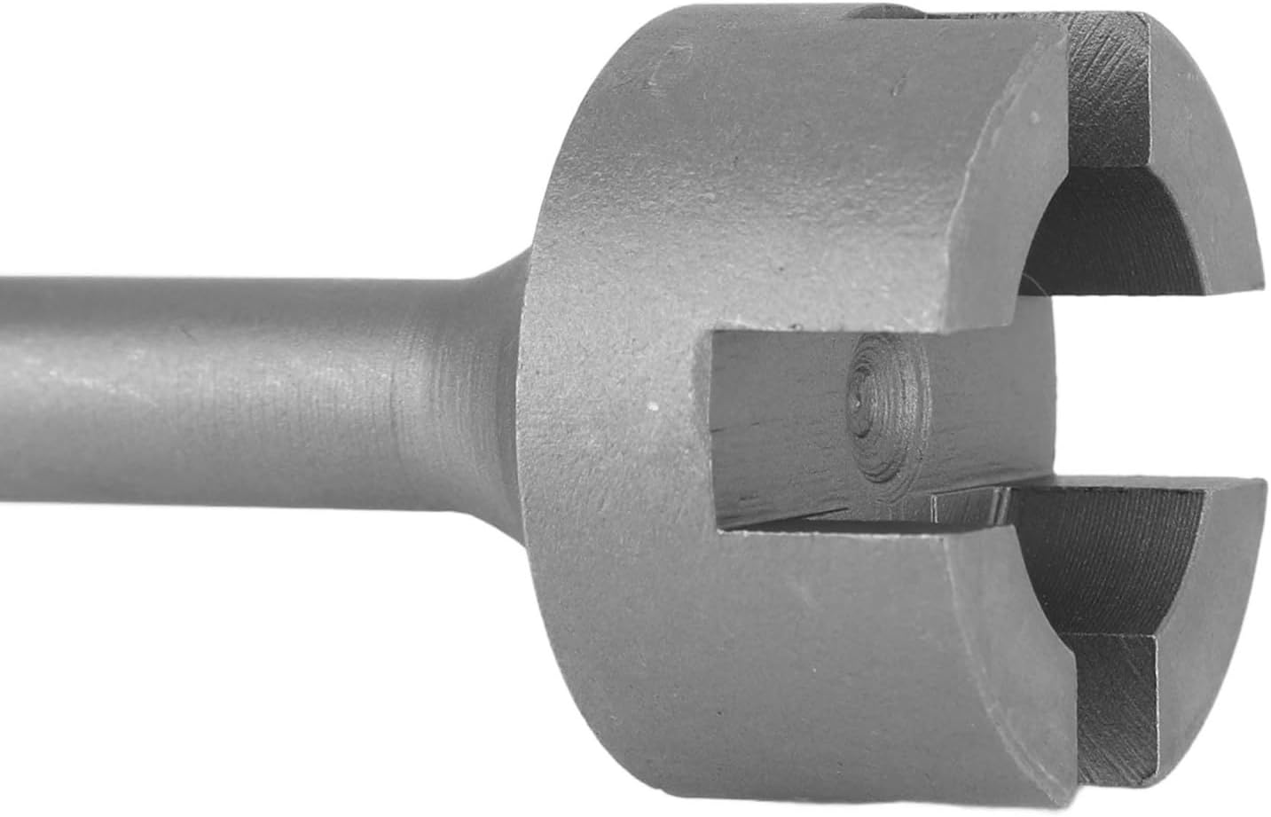 Ground Rod Driver Bits Socket Steel Easy Install Sturdy Light Weight Drill Tools for SDS Plus Hammer Drill (Cross)