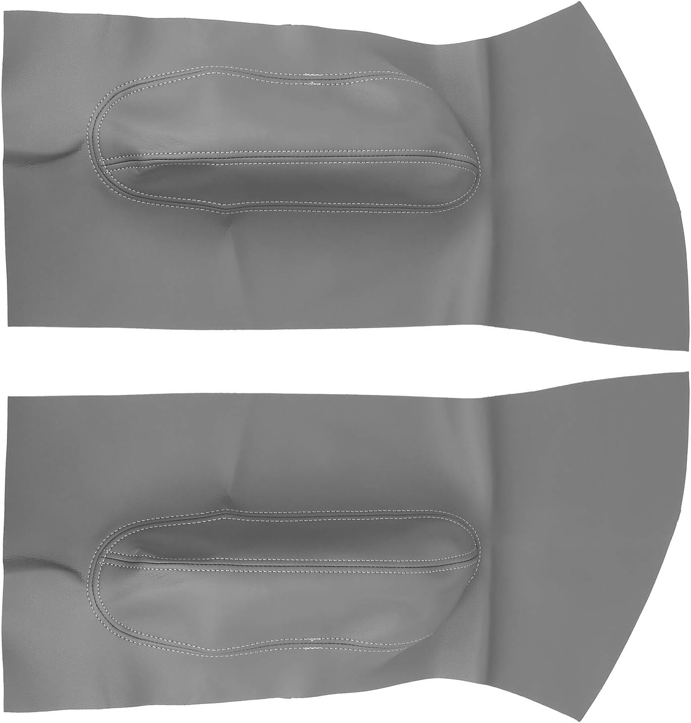 Unifizz 1 Pair Gray Center Console Cover Microfiber Leather Door Panel Armrest Cover Replacement for Volkswagen Beetle 1998 1999 2001 2002 2003 2004 2005-2010 Arm Rest Cover