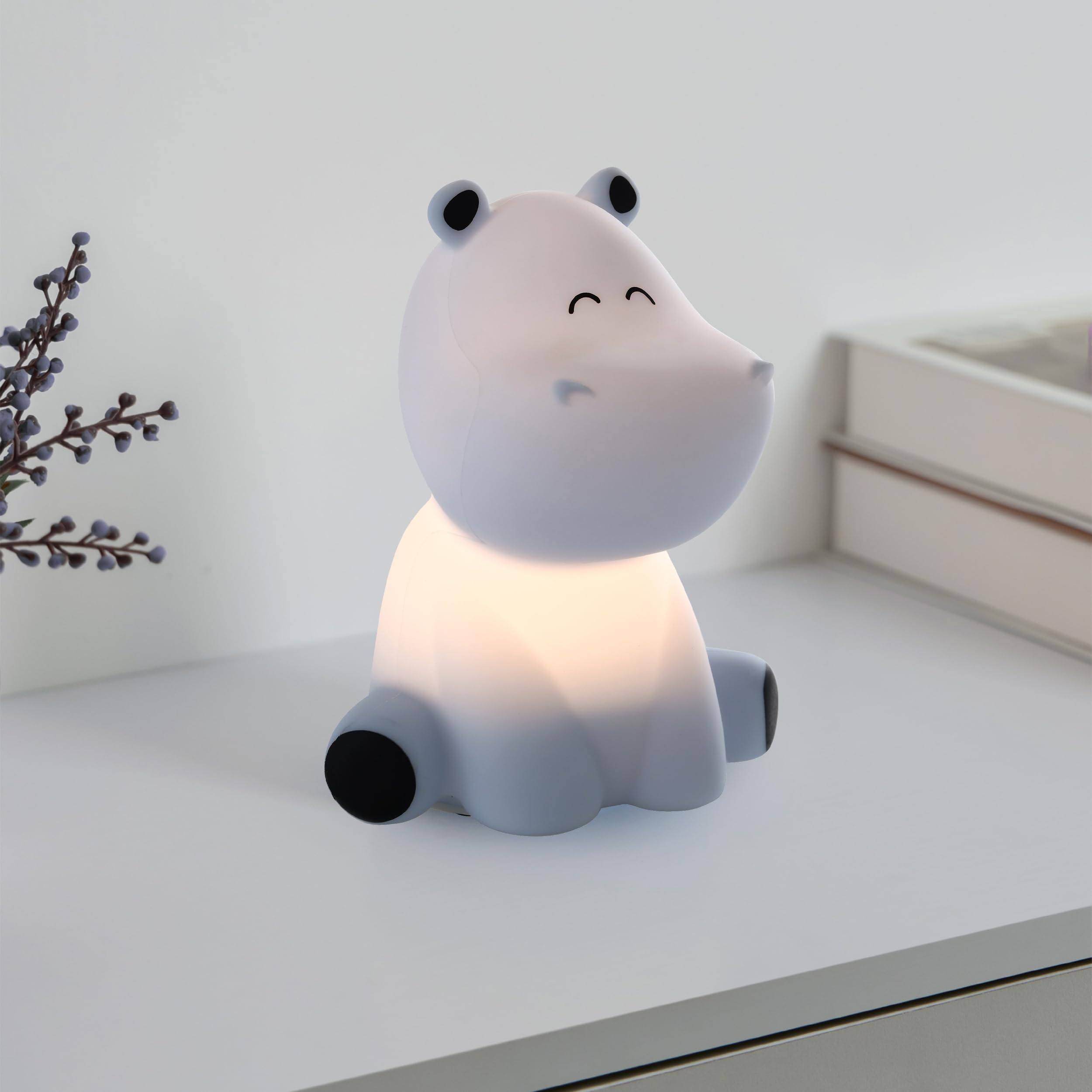 Image secondaire de Lampe Veilleuse Tactile LED Hippopotame Castellino - Eglo
