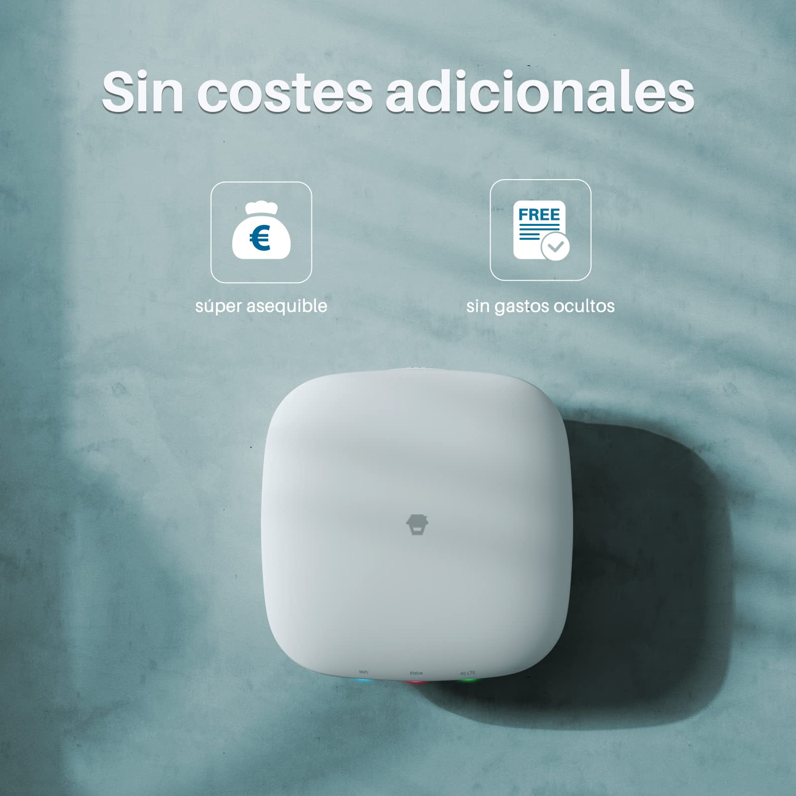 Detector de movimiento - Alarma inalámbrica para el hogar con Mermaid inteligente WiFi / 4G