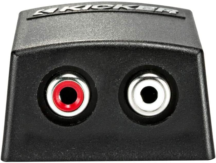Kicker 46KISLOC2 Speaker Wire-to-RCA Line-Out Converter w/LOC+12v Turn on Lead