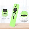 Funda protectora de silicona para control remoto de TV para Xiaomi Mi TV Box S (2da generación), carcasa protectora a prueba de golpes funda antideslizante para control remoto Mi con cordón (verde fosforescente) 7