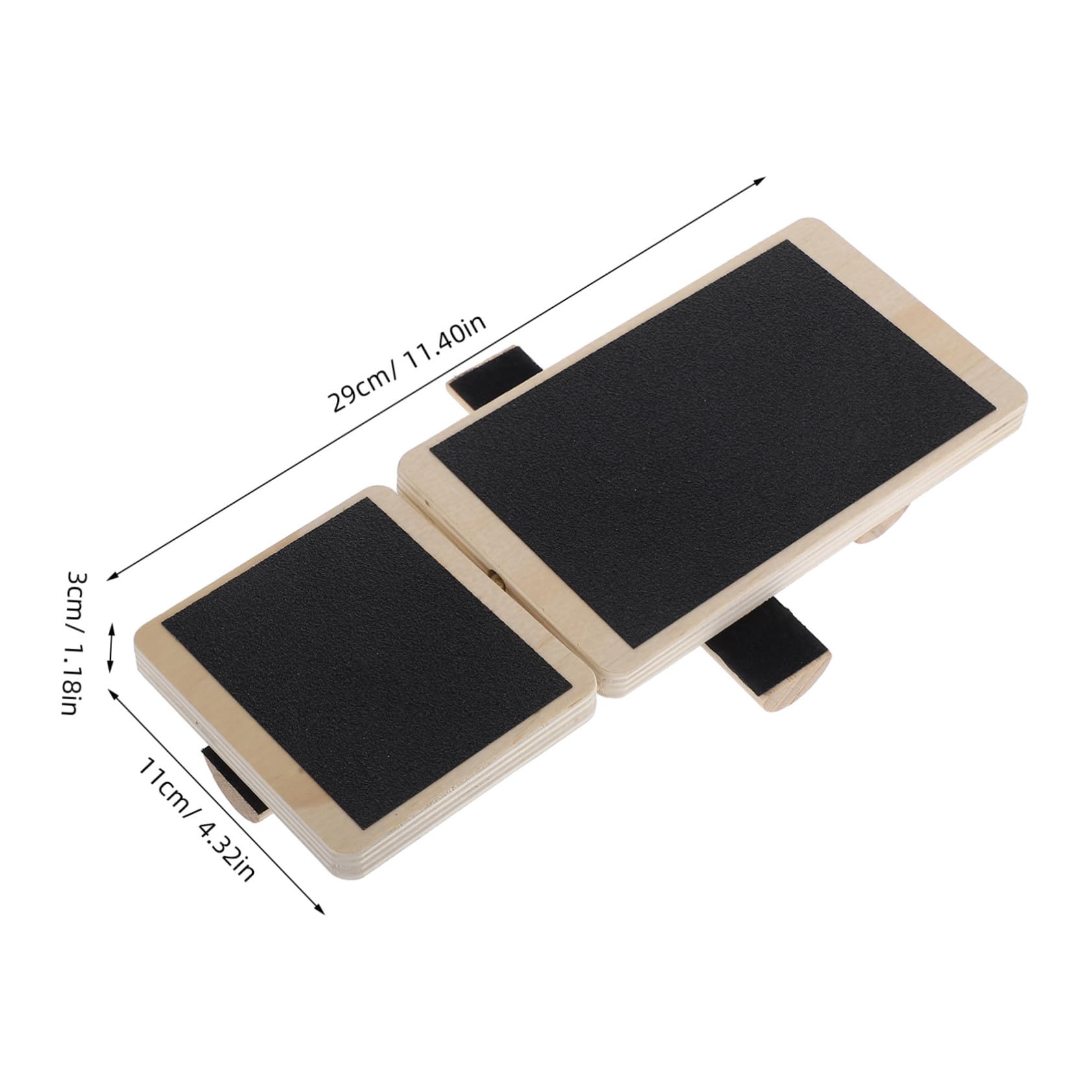 KOMBIUDA Unique Design Foot Strengthening Trainer Wooden Ankle Wobble Boards for Balance Training Stability Improvement