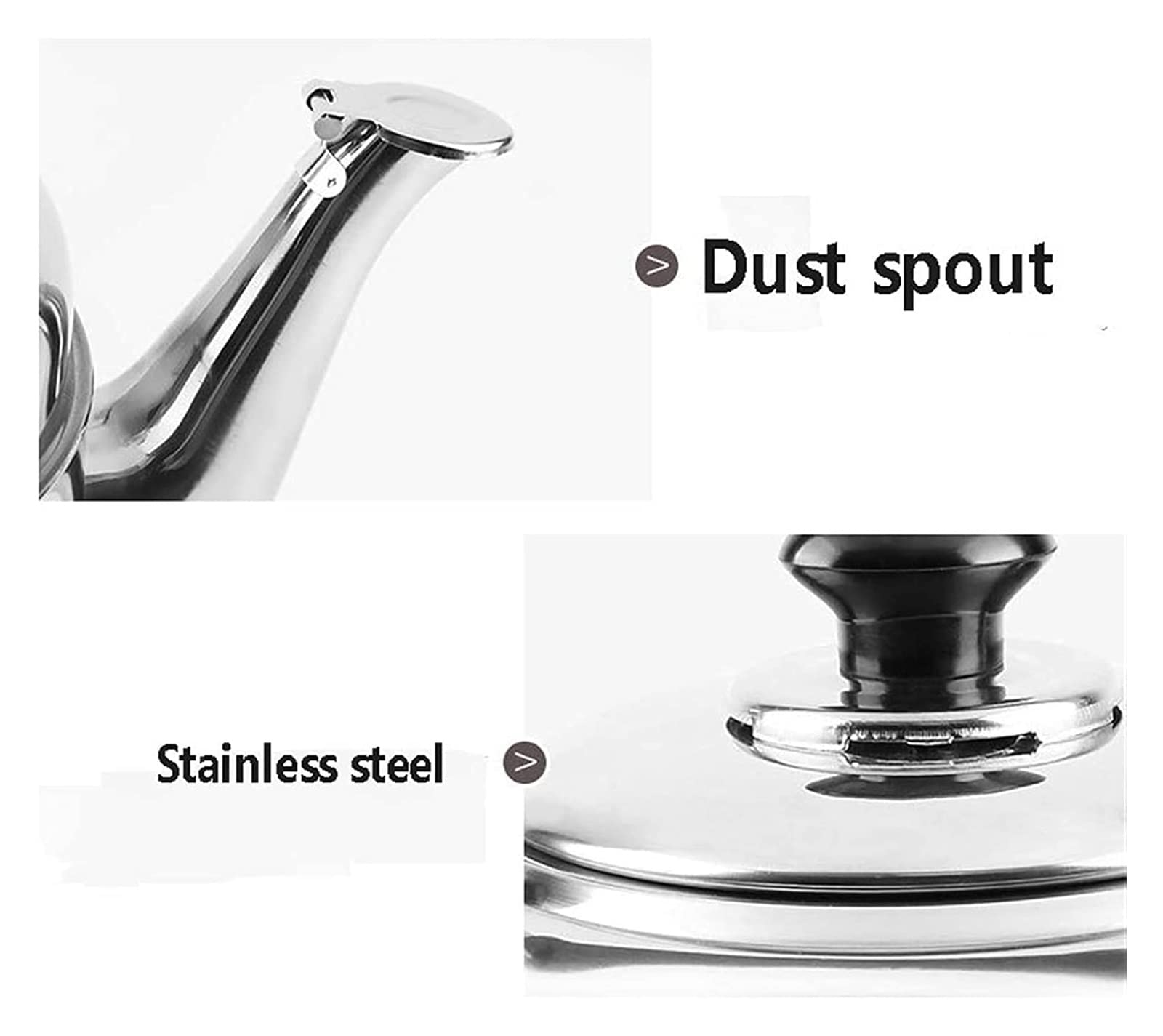 Tea Kettles, Kettle,TeapotWhistling Kettle. Kettle Stove Top Stainless Steel Whistling Tea Kettle for Stove Top Ergonomic Heat- Handle for Heating Milk Camping Kettle(6l)(9.8L)