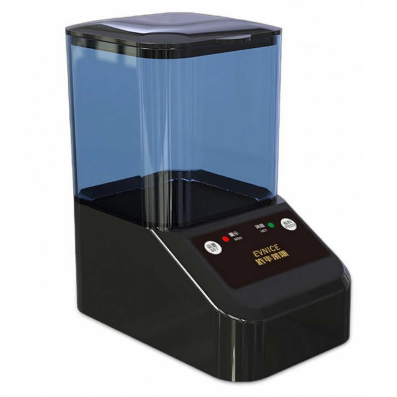 Gralara Distributeur Nourriture avec Gran Capacité Mangeoire d’Aquarium Double Alimentation pour Vacances, Noir
