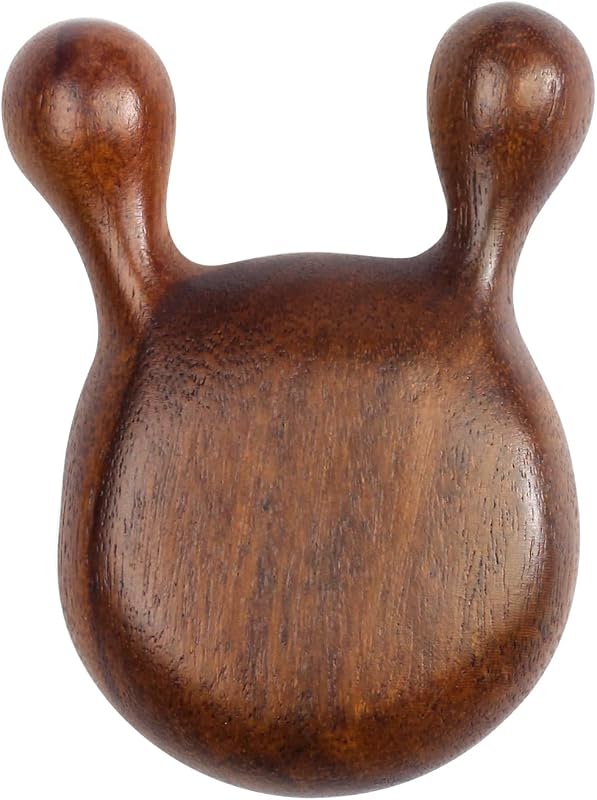 Gua Sha Melous M122 para Rosto em Madeira de Sândalo Natural