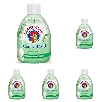 Chanteclair Liquido Profuma Biancheria I Concentrati, Muschio Bianco, 220 ml (Confezione da 5)