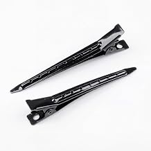 36 x Hair Clips for Styling, 3.5" Duck Bill Clips, Pin Curl Metal Sectioning Rollers, Long Roller Styling Alligator Hairdressing(black, 36 Pcs)