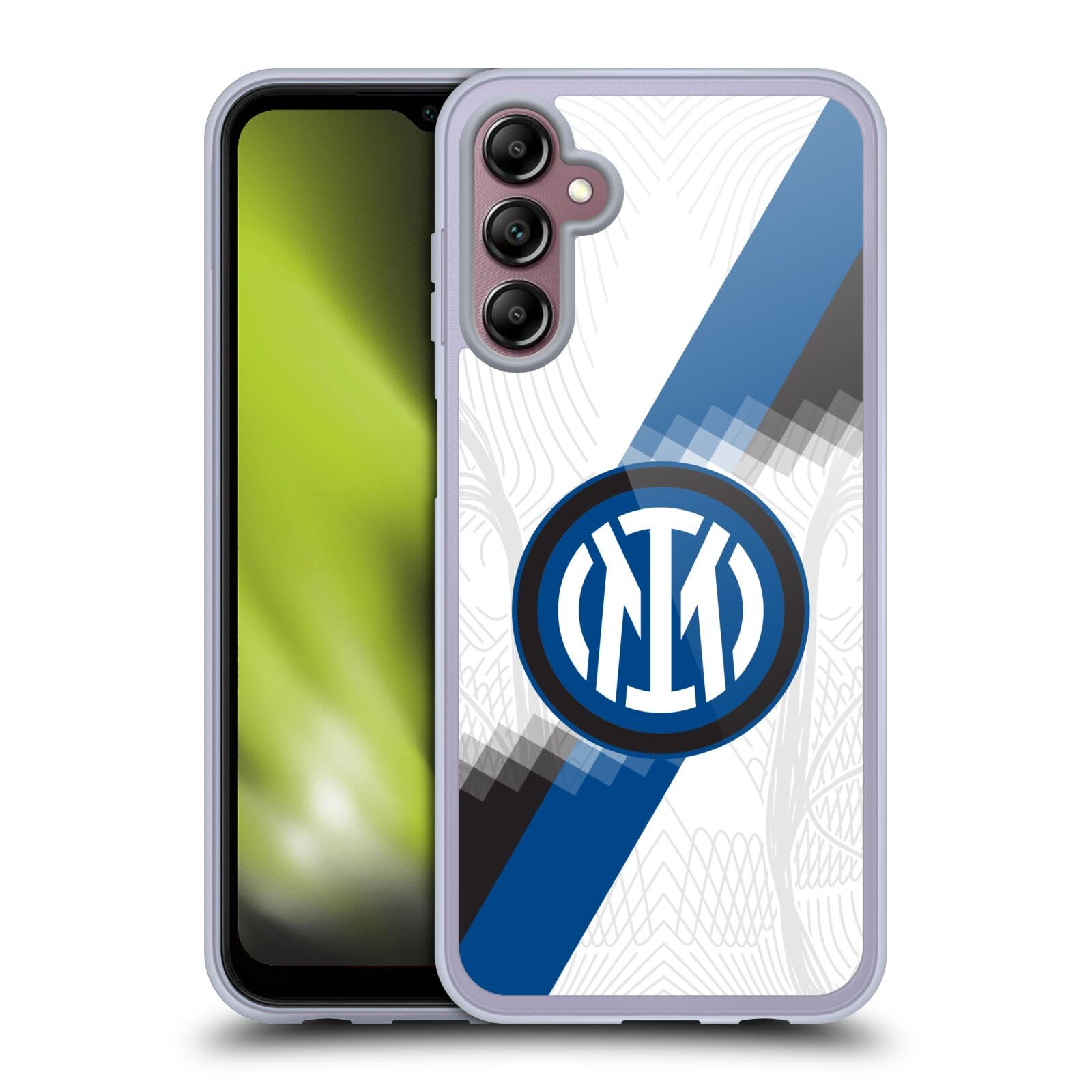 MYCASEFC Custodia Inter Milano Personalizzata Per Sony Xperia E4G | Silicone TPU Con Nome E Numero
