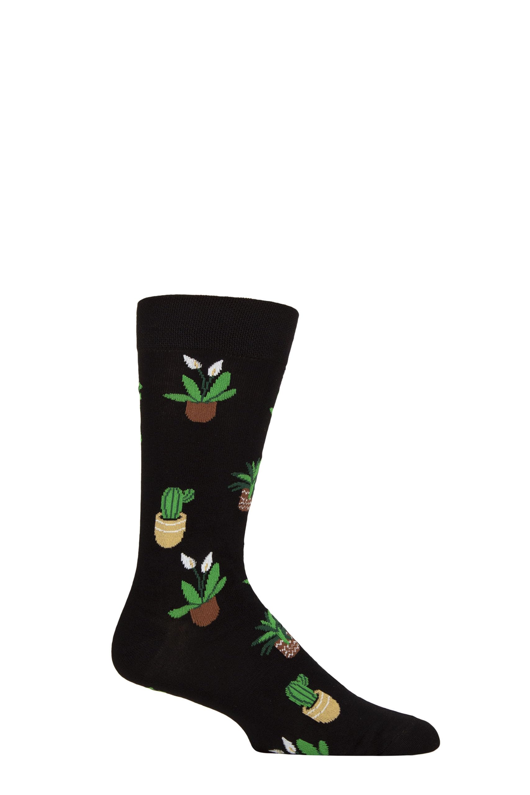Sockshop Unisex Plant Lover Lazy Panda Men's And Ladies' Bamboo Fun And Novelty Socks Pack Of 1 (Uk, Numeric, 4, 8, Regular, Regular, )