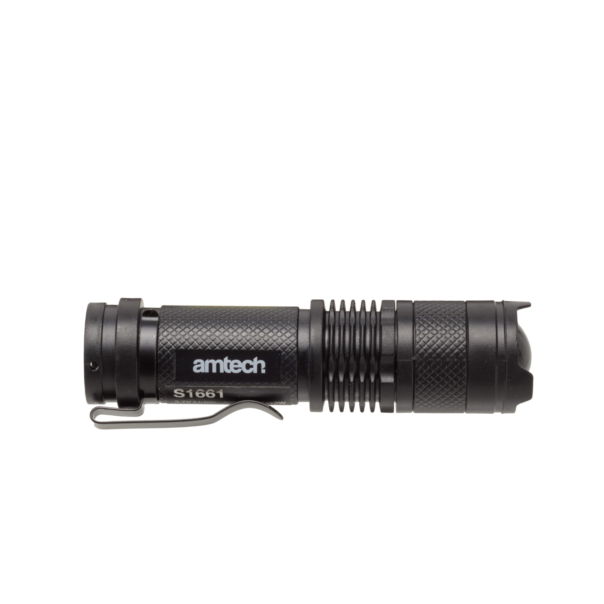 Amtech S1661 2 LED USB RECHARGEABLE TORCHES POWERFUL ADJUSTABLE BEAM CAMPER DIY