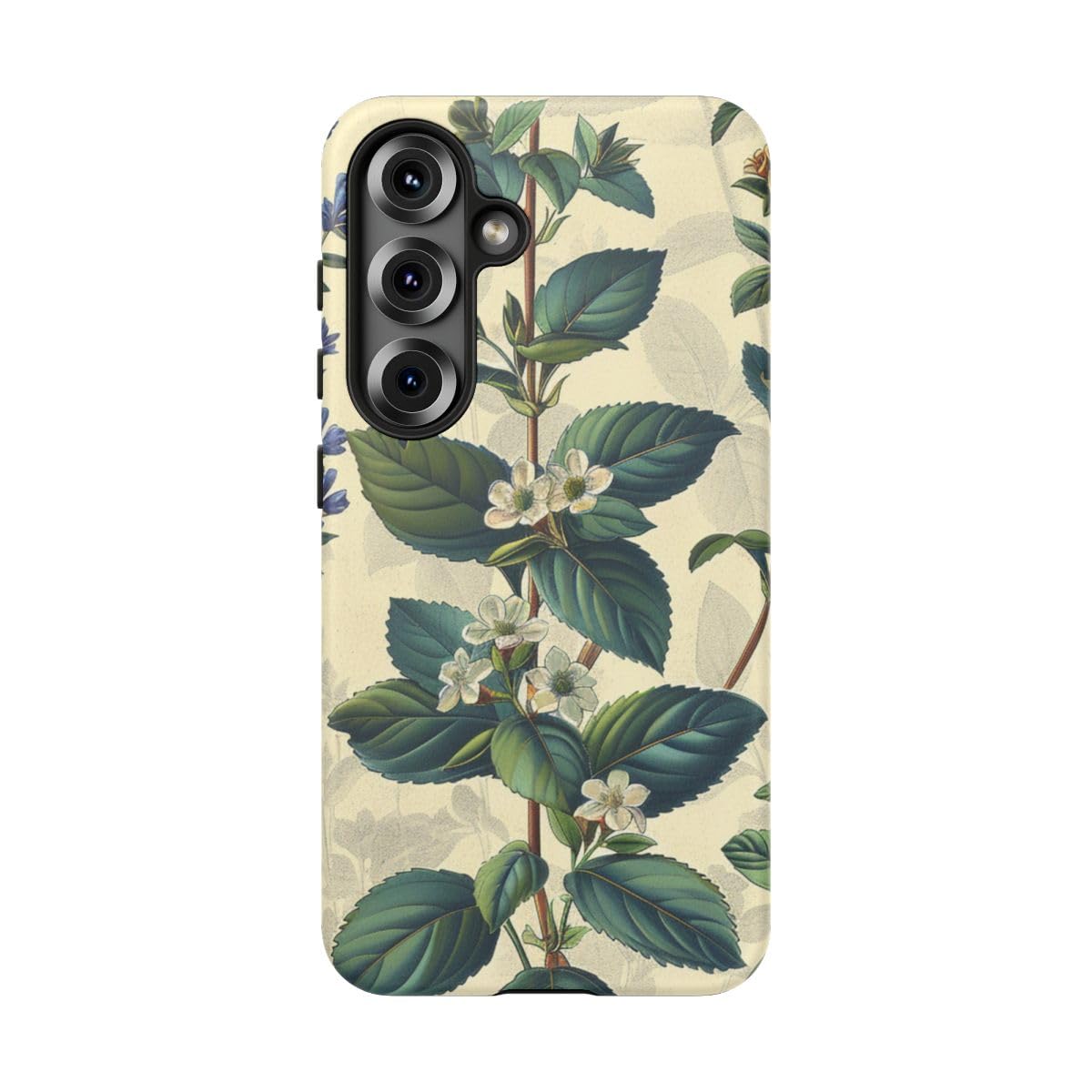 Coque rigide mate Samsung S25 herbes botaniques - 5