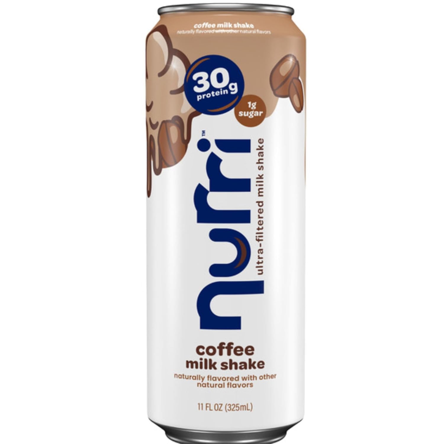 Nurri 30g Protein Shake Coffee Flavor, Ready to Drink High Protein Coffee Beverage, Low Sugar Protein Drink, Smooth Creamy Coffee Shake, 11 fl oz Bottles (15 Pack)
