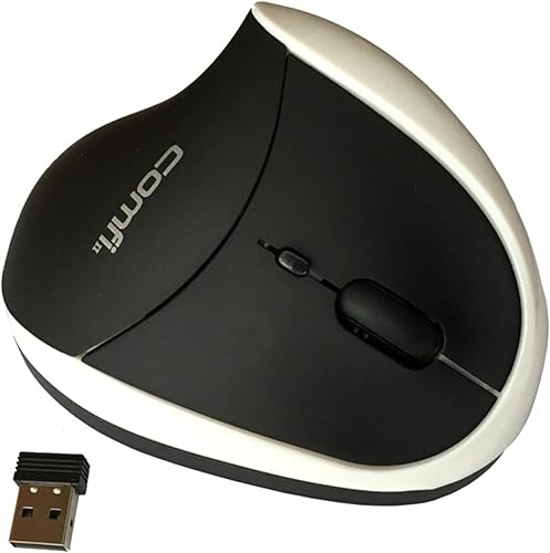 EM011-WW Comfi II Wireless Ergonomic Computer Mouse, White