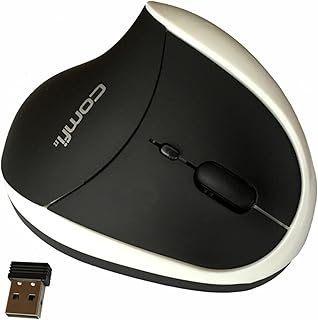 Comfi II Wireless Ergonomic Computer Mouse White
