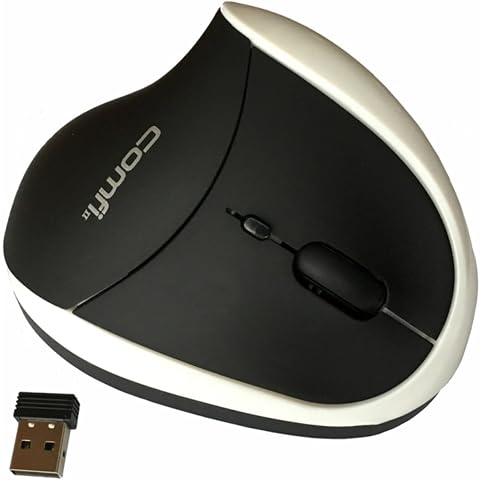 EM011-WW Comfi II Wireless Ergonomic Computer Mouse White