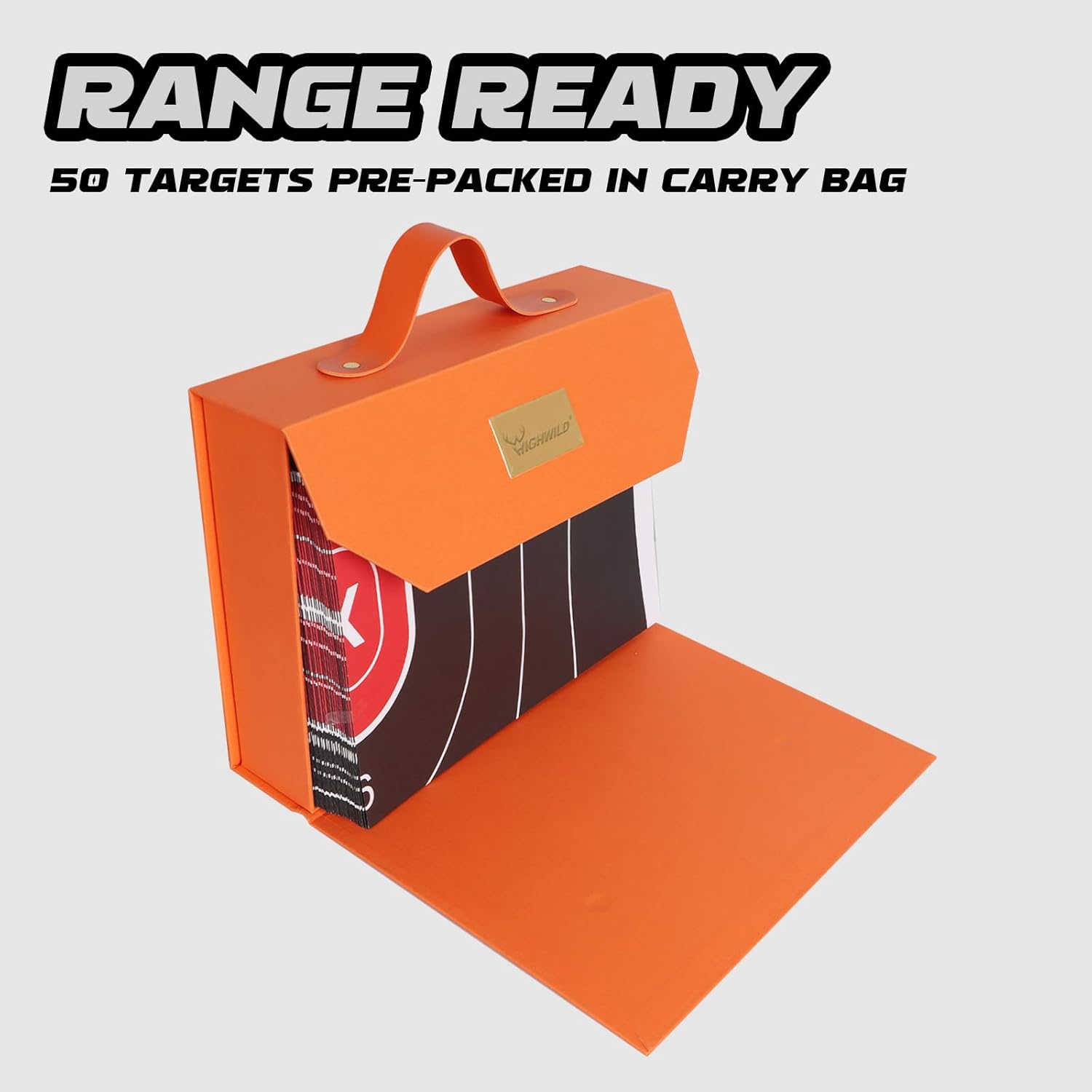 Highwild Shooting Range Silhouette Paper Target - 23X35 Inches - Suitable for Handguns, Rifles, Airguns, BB Guns