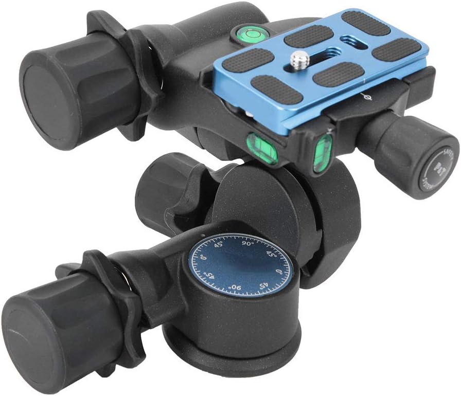 KIMISS Gd3Wh Three Dimensional Gear Ball Head Spherical Tr Gimbal Platform for DSLR Camera