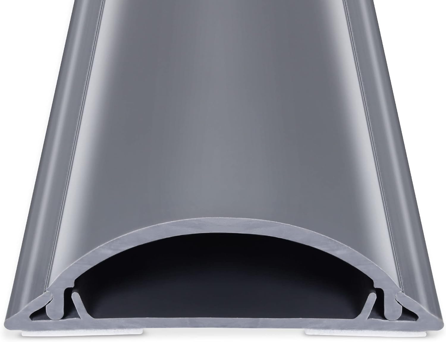 Cord Cover Floor 68in(4xL17in), Large Capacity Floor Cable Cover, Hard PVC Cord