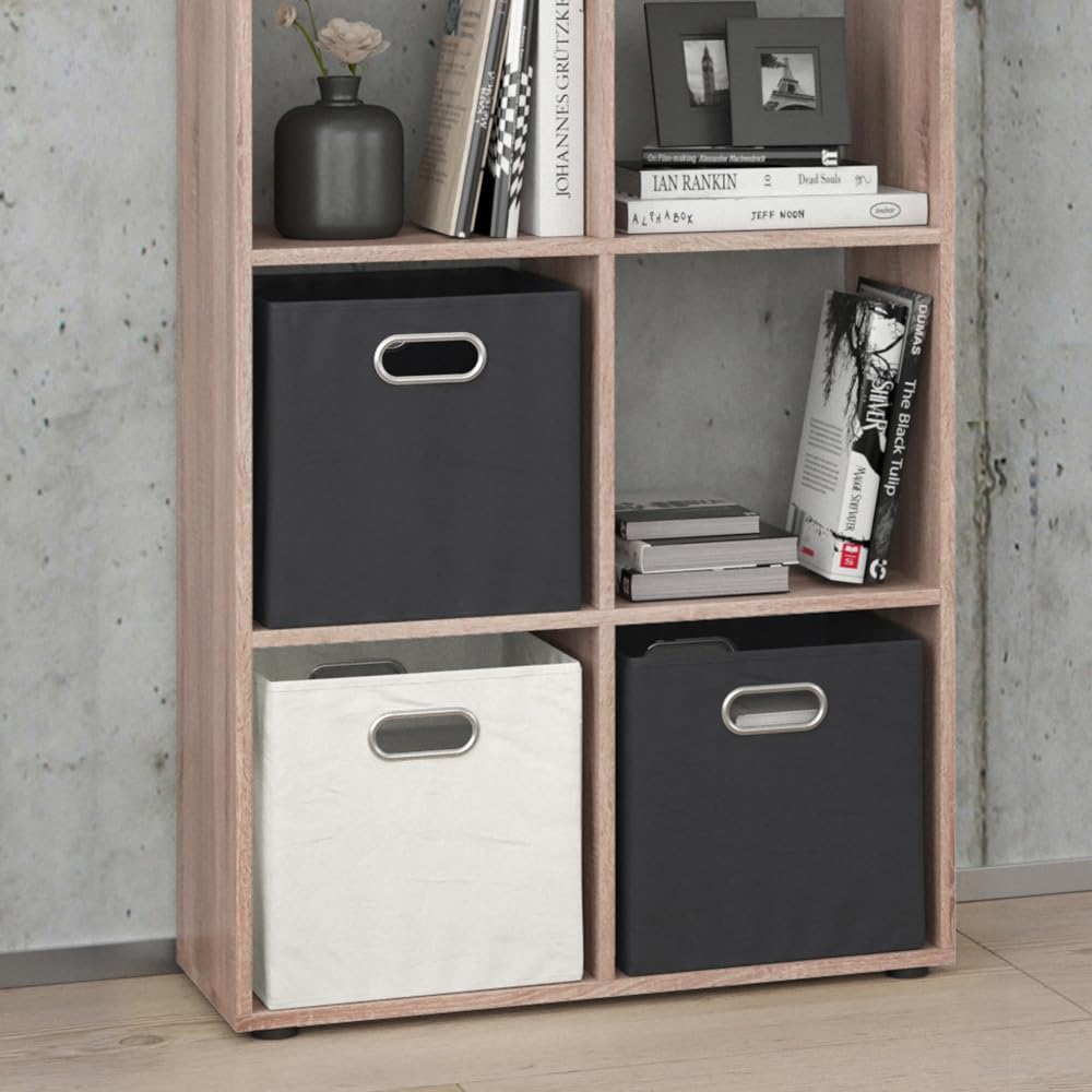 Vicco Raumteiler Scutum, Sonoma, 143 x 72 cm, zur Nutzung als Raumteiler oder offenes Bücherregal