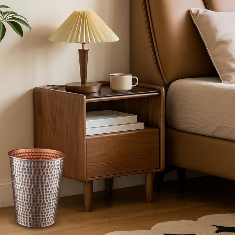 Amazon｜Monarch Abode 銅製ハンドハンマーメタルくずかご