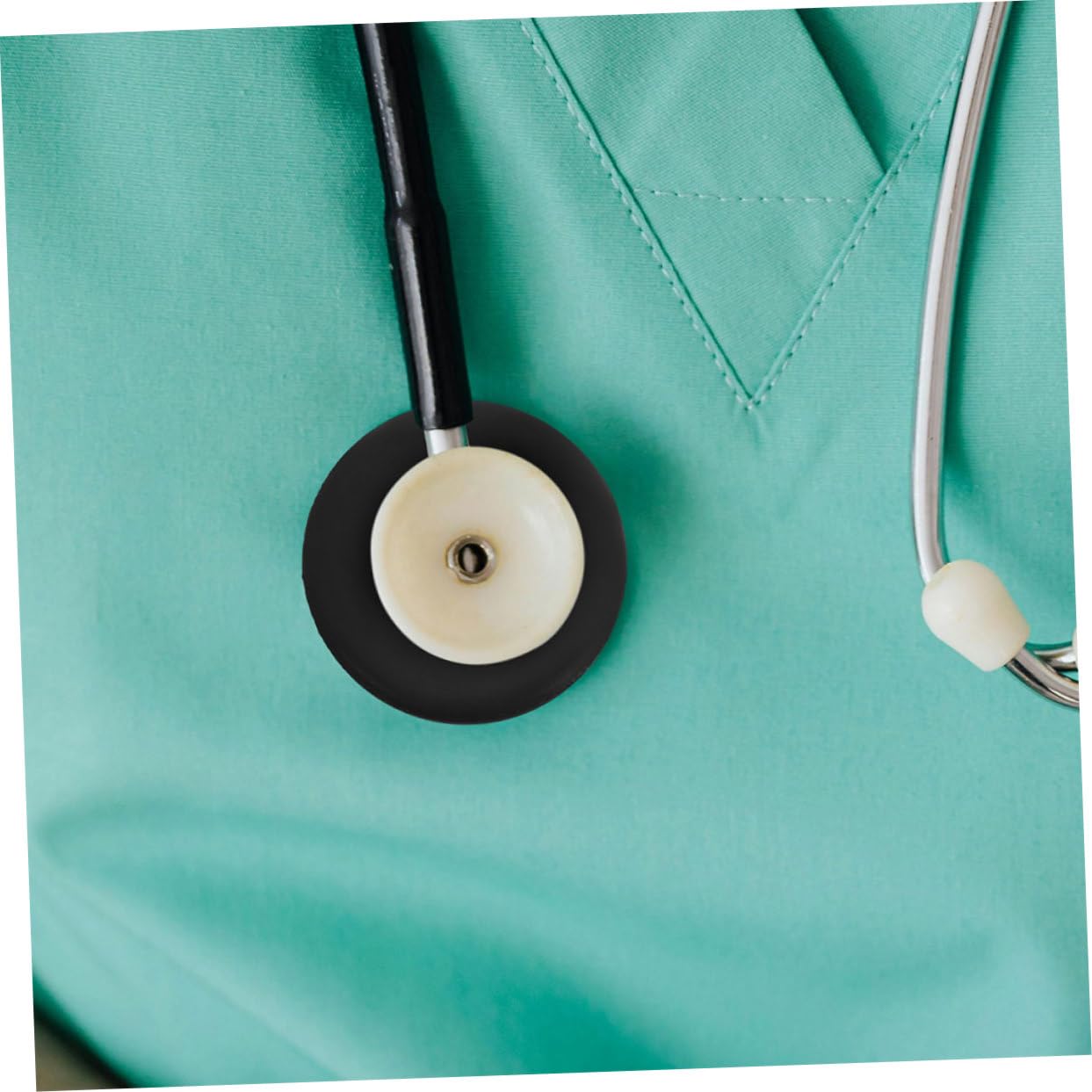12pcs Stethoscope Silicone Covers Soft Protective Sleeves for Enhanced Comfort Quick Cleaning Diaphragm Protectors Compatible with Various Models