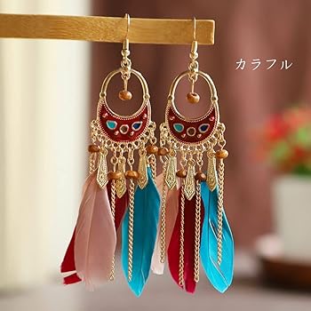 Amazon | フックピアス レディース アクセサリー 耳飾り