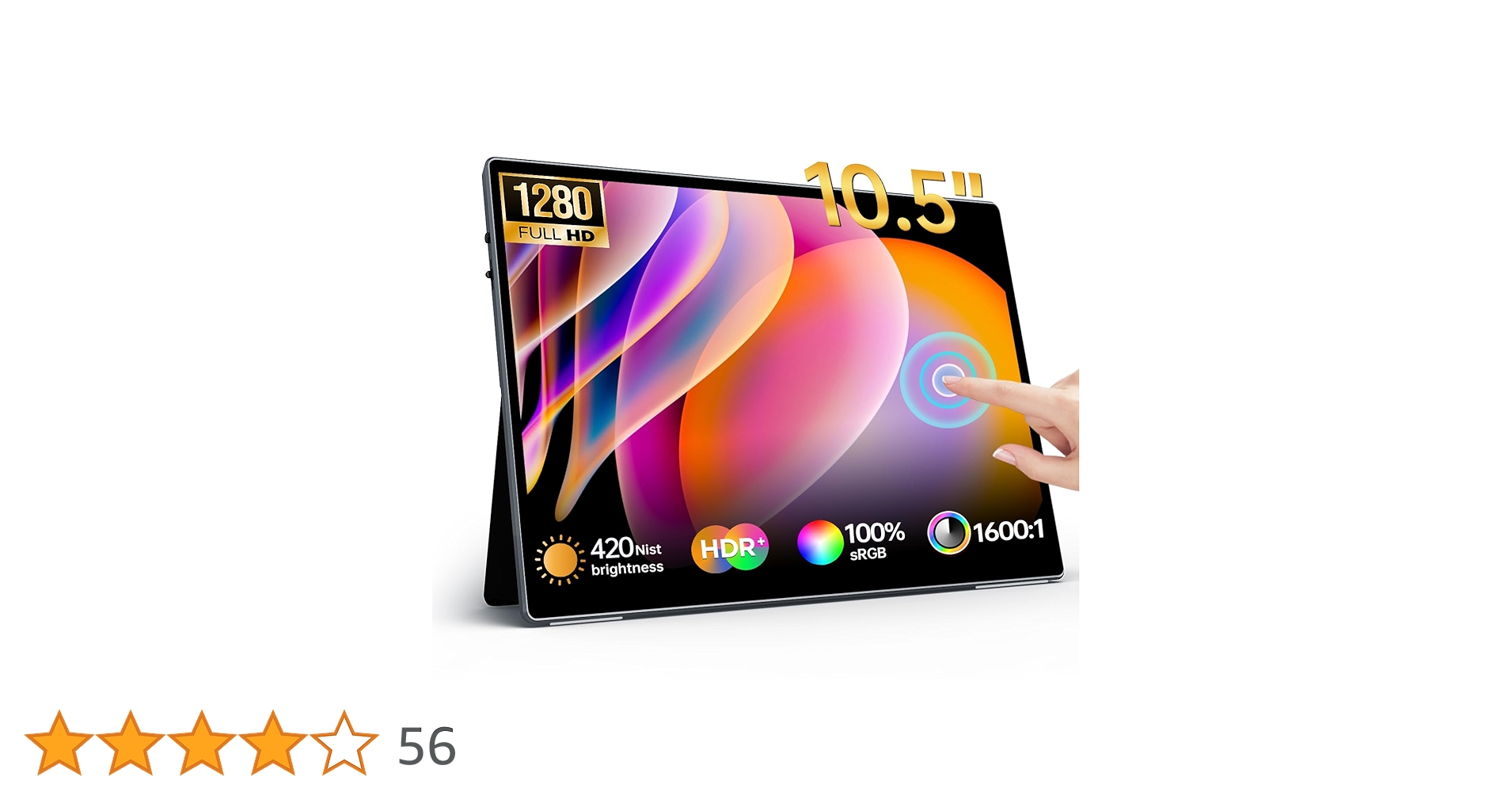 Amazon.co.jp: モバイルモニター 10.5インチ タッチパネル 1920