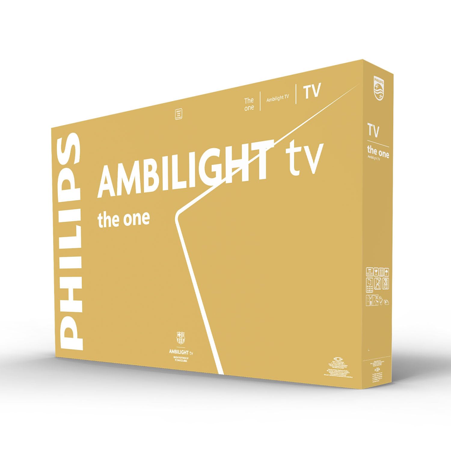 Philips Ambilight 'The One' 75PUS9010 4K Smart TV - Pantalla de 75 Pulgadas con P5 Picture Engine Ultra HD, Titan OS, Dolby Vision y Sonido Dolby Atmos