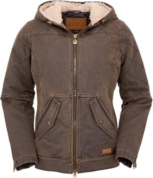 Outback Trading Company Womens Heidi Vintage Canyonland Water Resistant Long Sleeve Insulated Hooded Jacket