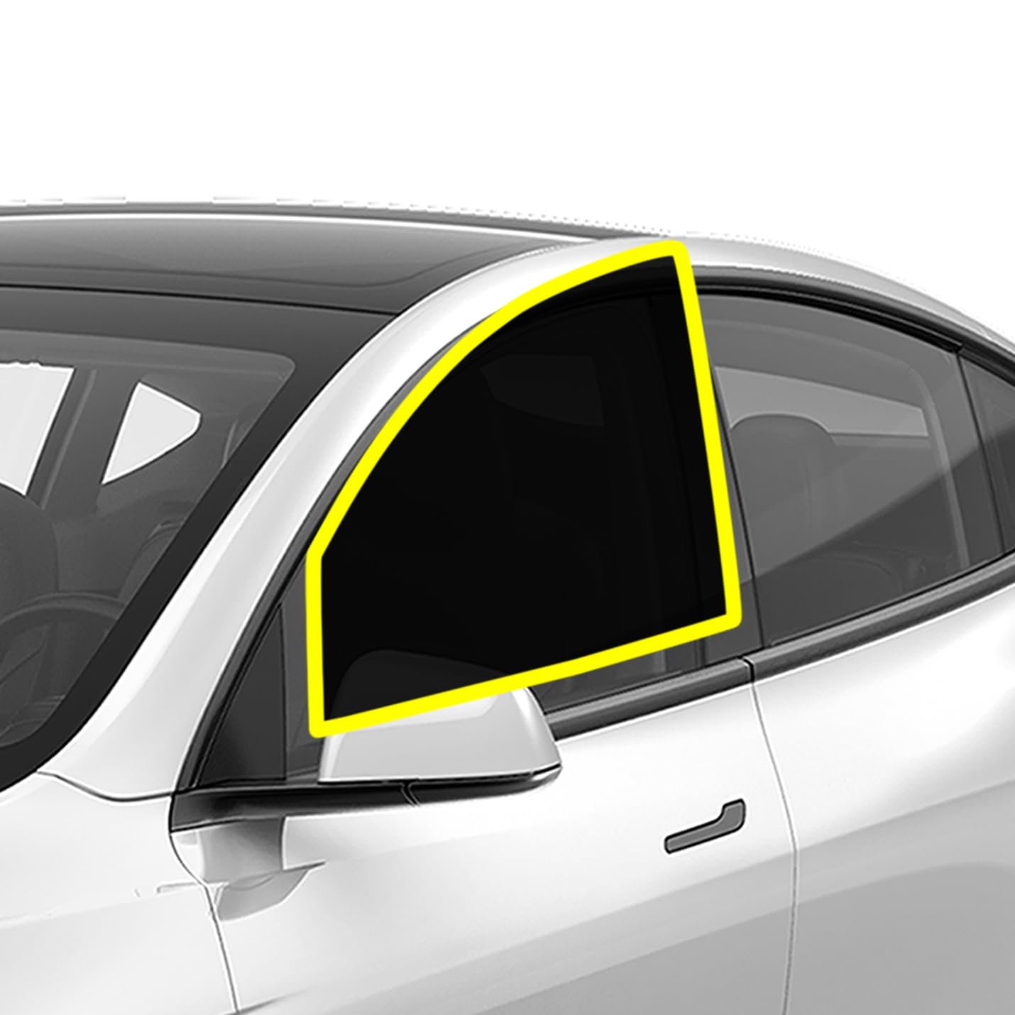 BOGAR TECH DESIGNS Front Window Tint Car Precut Nano Ceramic Privacy Window Tint Film for Cars, Heat & UV Block Car Shade Blackout Window Film Auto Car Compatible with Tesla Model Y, 20%