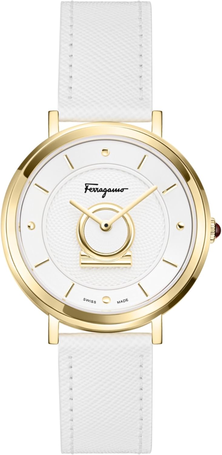 Salvatore Ferragamo Minuetto Leather Watch