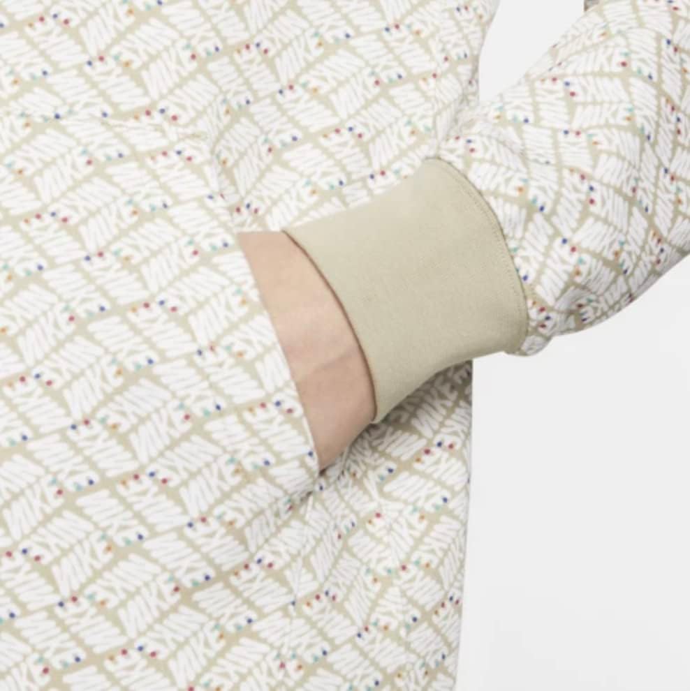 Nike Sportswear Sport Essentials+ Men's Fleece Pullover Hoodie, Limestone/Black XX-Large - Image 4