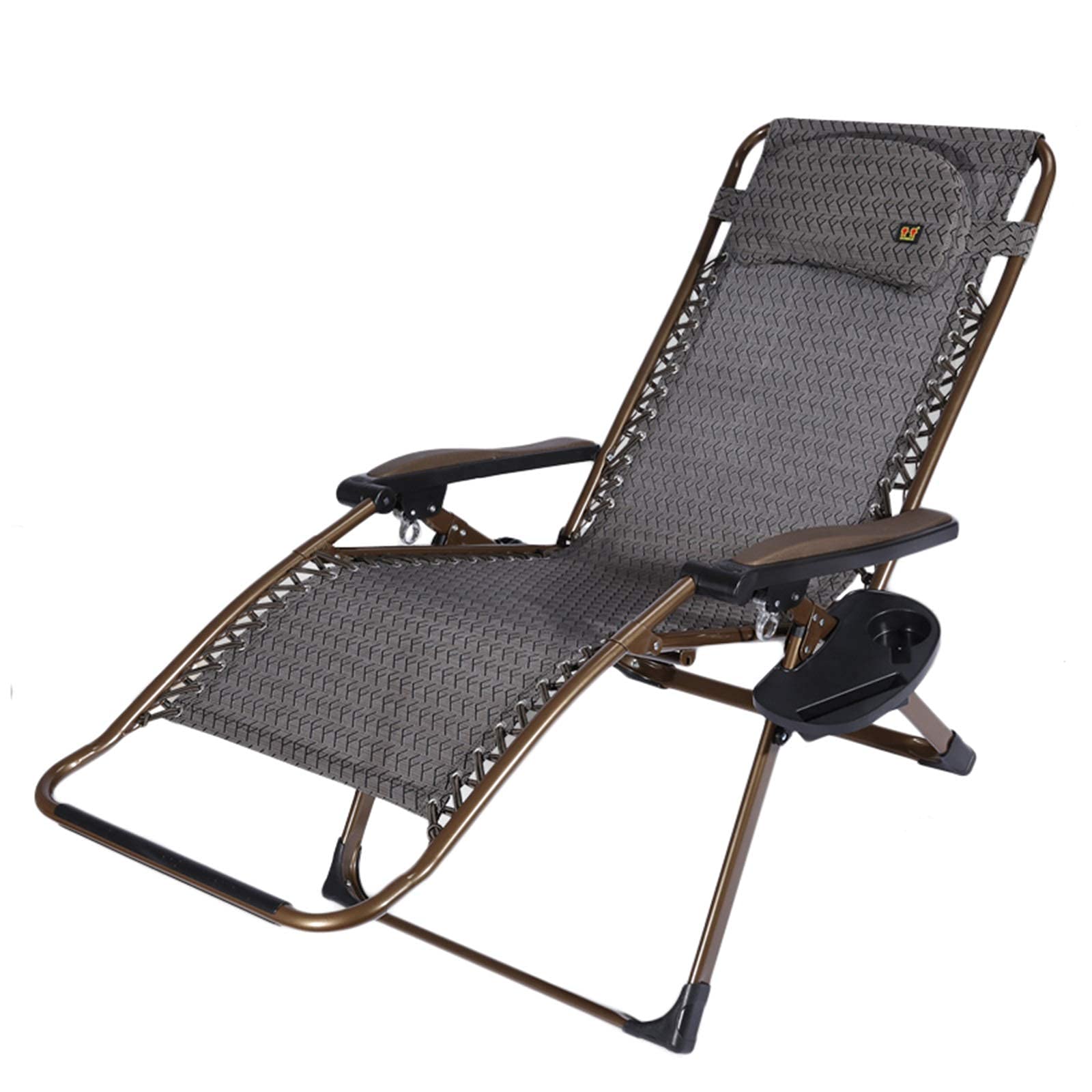 Chaise de jardin zéro gravité grand format pour détente sur la terrasse