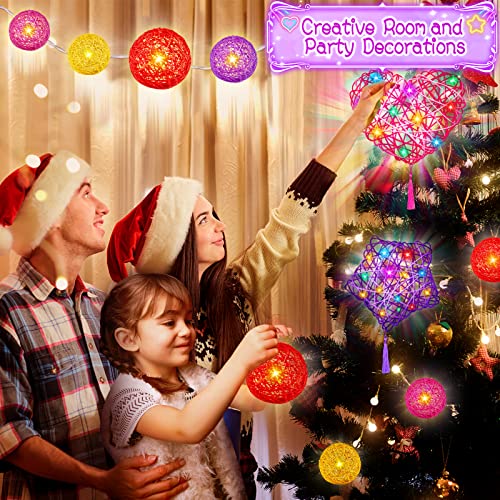 String Art Kit For Kids Ages 8-12, Kids Arts And Crafts Ages 8-12, Gifts For 9+ Year Old Girls, Craft Gift Set For Girls Teens Age 5-12 Gift Ideas, Upgraded Kids Craft Kit, Make More Light-Up Lanterns #TOP6
