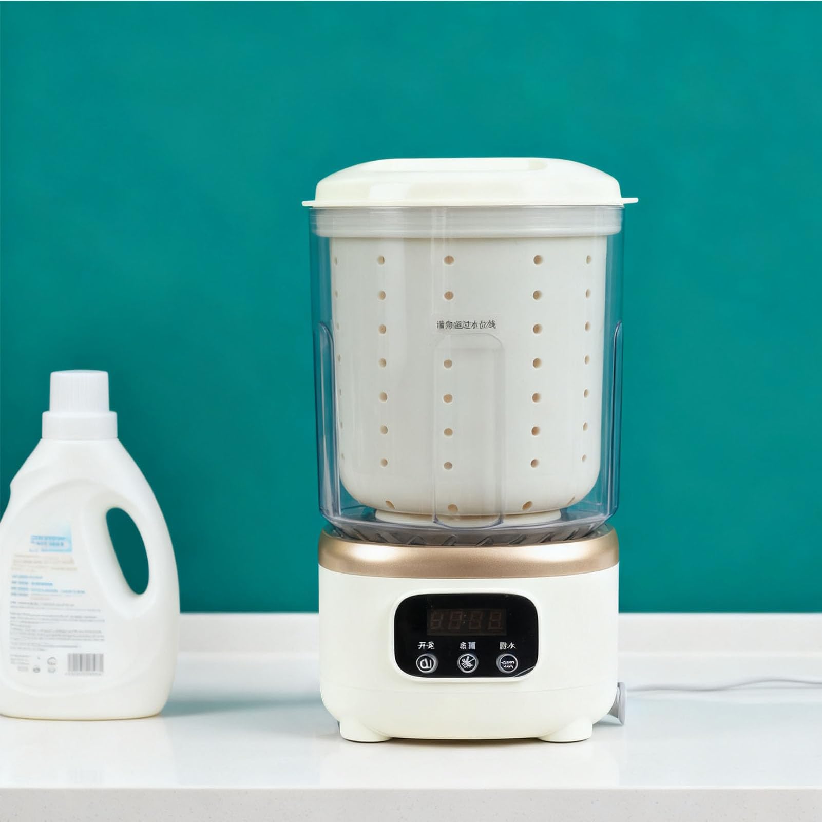 Lavatrice Piccola Lavatrice Compatta Senza Fili Portatile Lavatrice da Campeggio Washing Machine Mini Lavatrice Portatile con Centrifuga