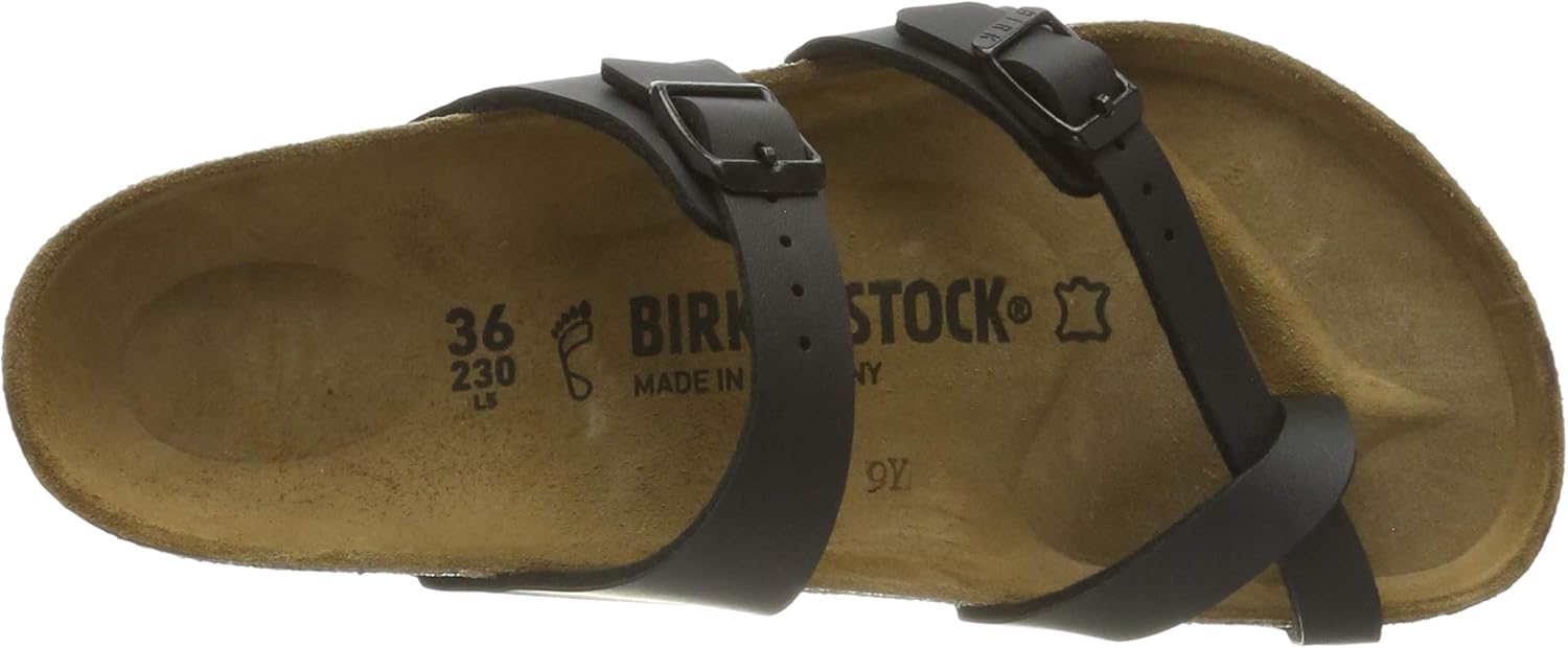 Birkenstock Women's Mayari Birko-Flor Sandal,Black,EU Size 40 / Women's US Size 9-9.5