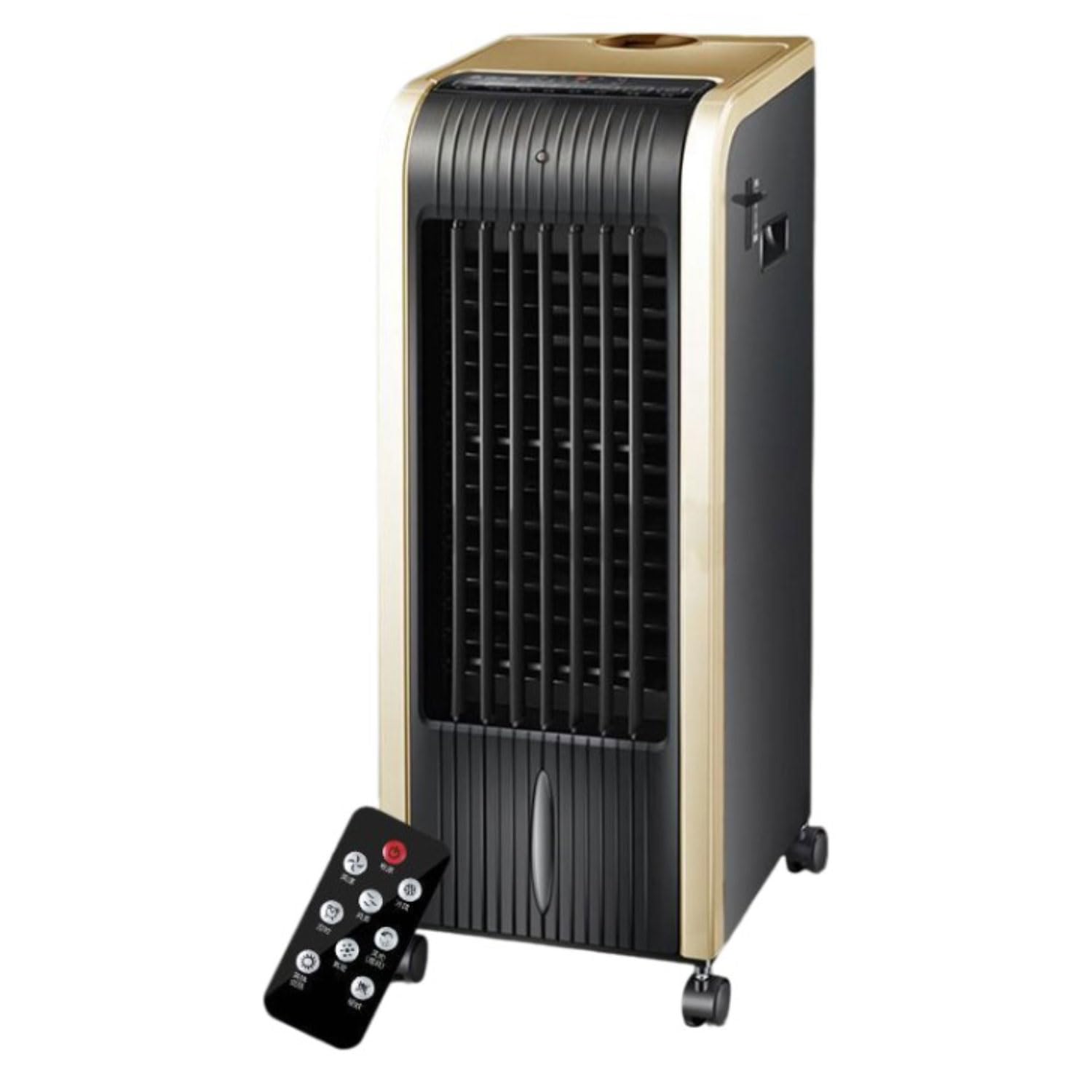 Windowless Portable Air Conditioner with 120° Oscillating 3 Speeds Remote Ventless Ac Unit Ductless Air Cooler Hoseless Quiet Evaporative Oscillating Swamp Cooler Cooling Fan for Bedroom Office