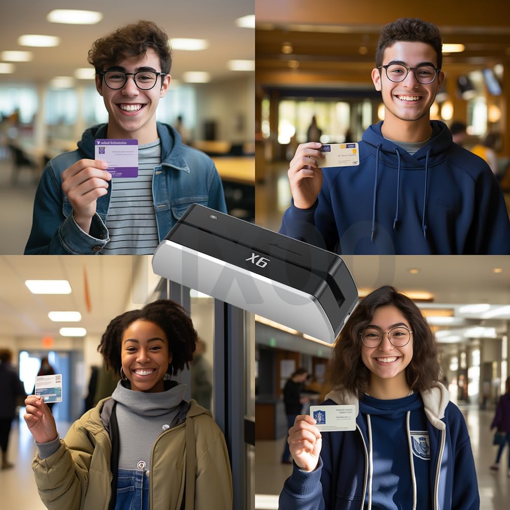 Reader Writer, X6 USB Magnetic VIP Card Reader Writer Encoder Card Swiper Reader Writer Hico 3 Tracks POS