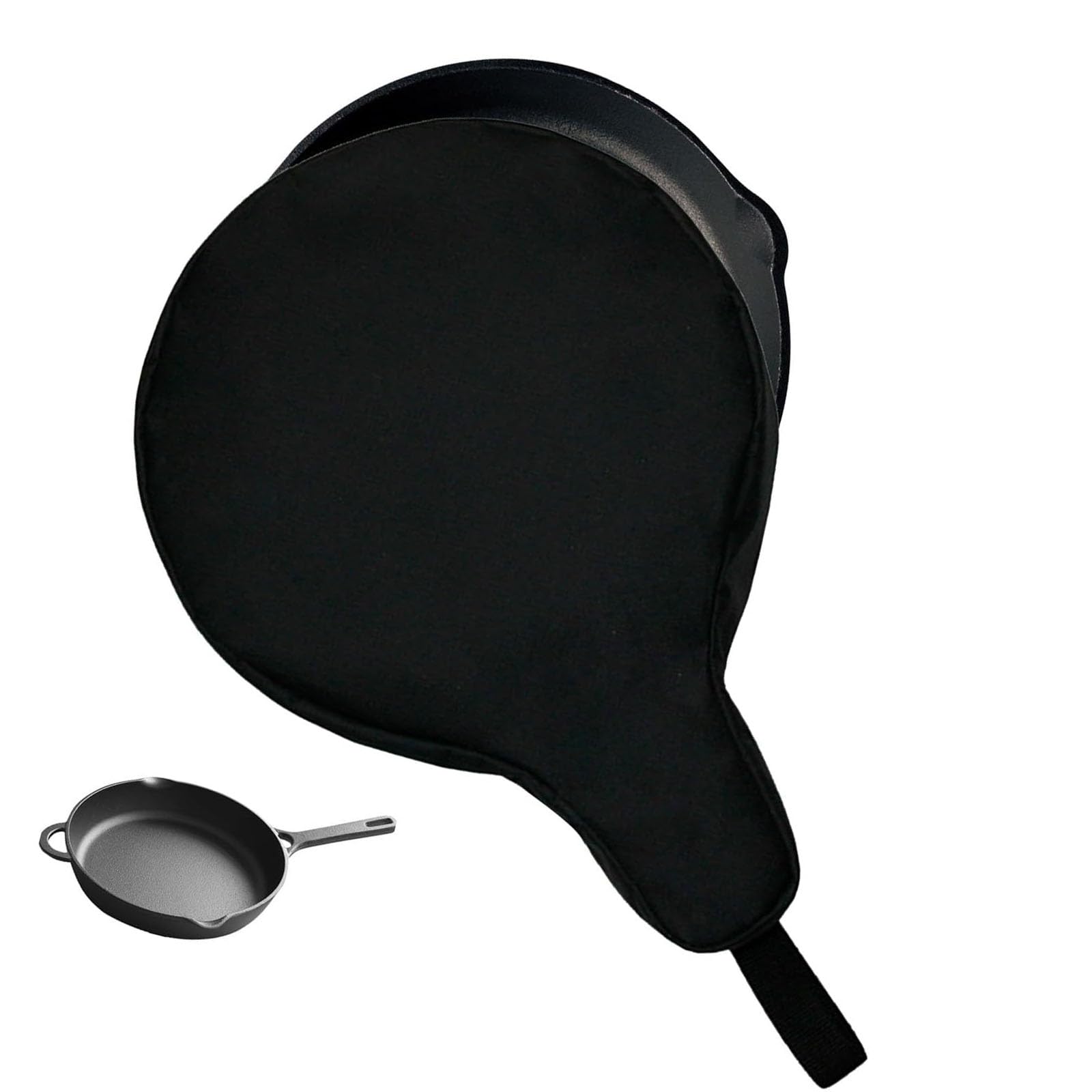 Msioytog Cookware Container for Frying Pans Easy to Carry and Clean Oxford Fabric Flat Pan Holder Kitchen and Camping Use