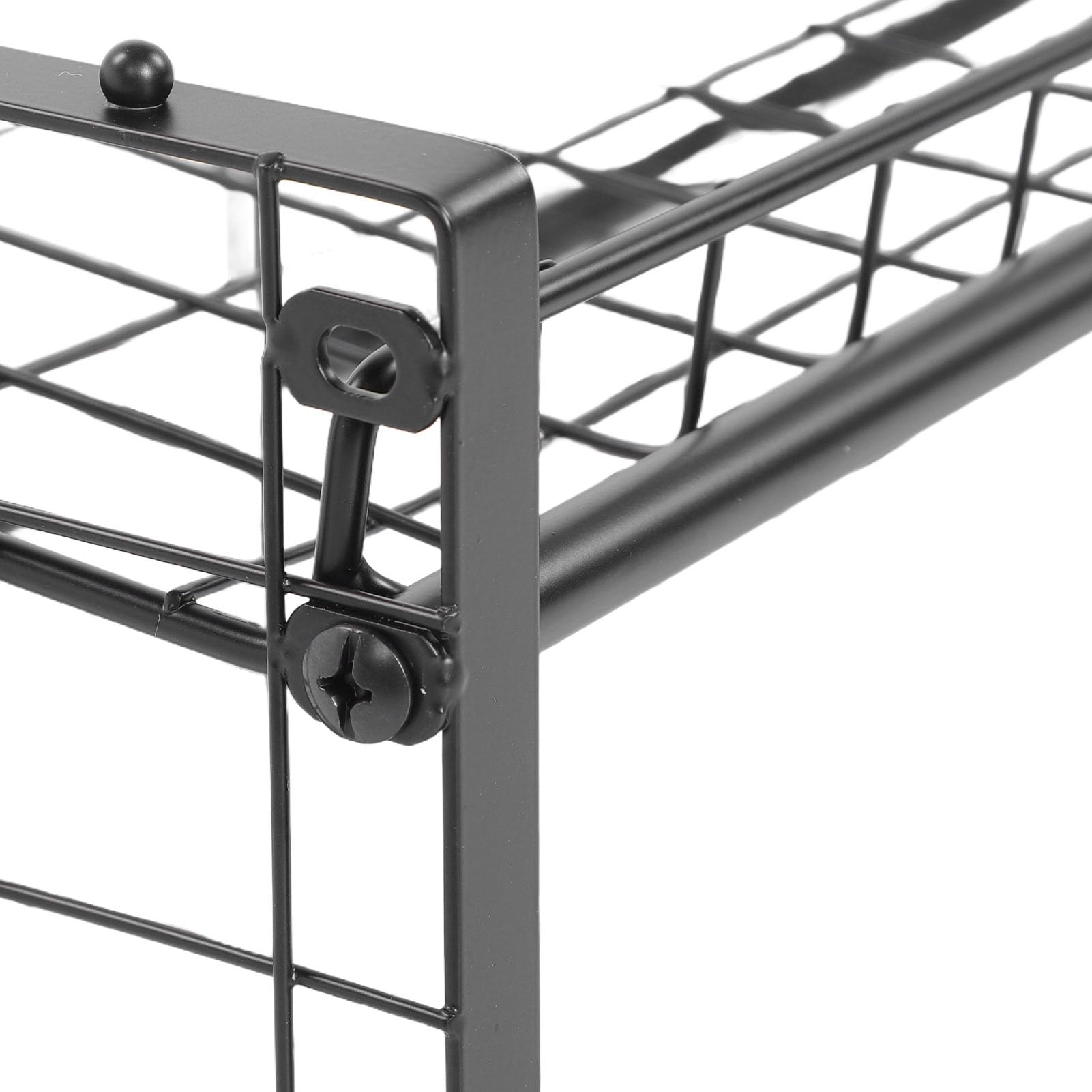 Organizador de Latas Apilable de 2 Niveles, Estante de Almacenamiento Ajustable de Acero Al Carbono con Capacidad para 64 Latas, con Diseño de Estante Inclinado para