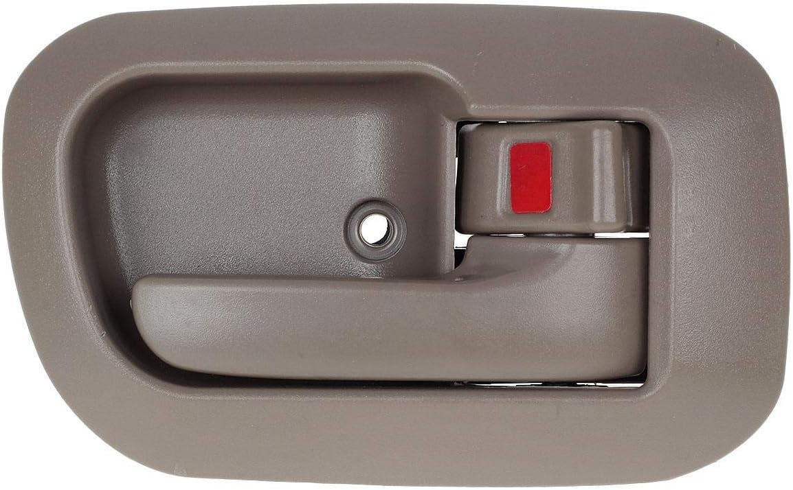 AUTEX 2pcs Interior Door Handles Front Left Right Driver Passenger Side Compatible with Sienna 1998-2003 Door Handles Light Brown 80533 6927808010E0 80504 91298 91299