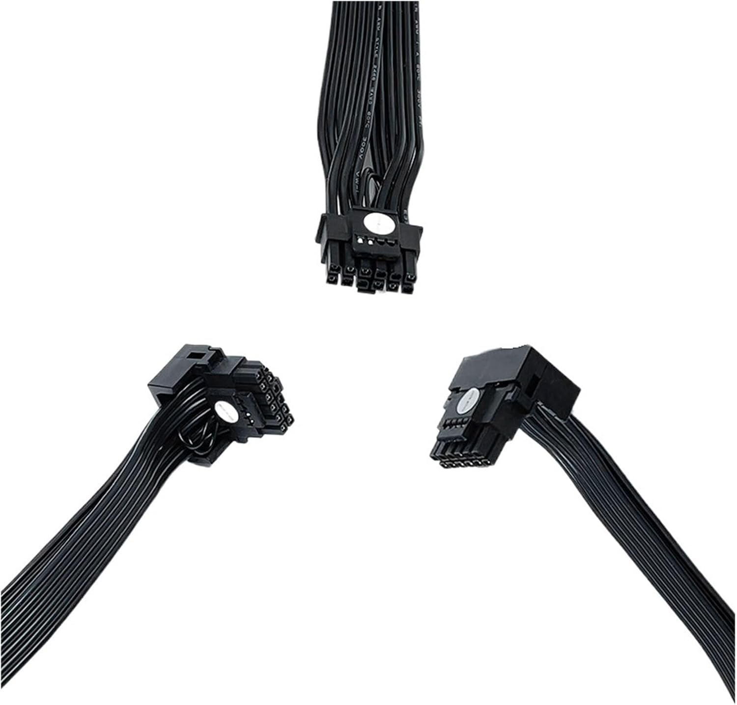 PCIE5.0 12VHPWR 8ピンから16ピン（12+4ピン）のストレートまたはアングルエルボ電源ケーブル（RTX4000、RT