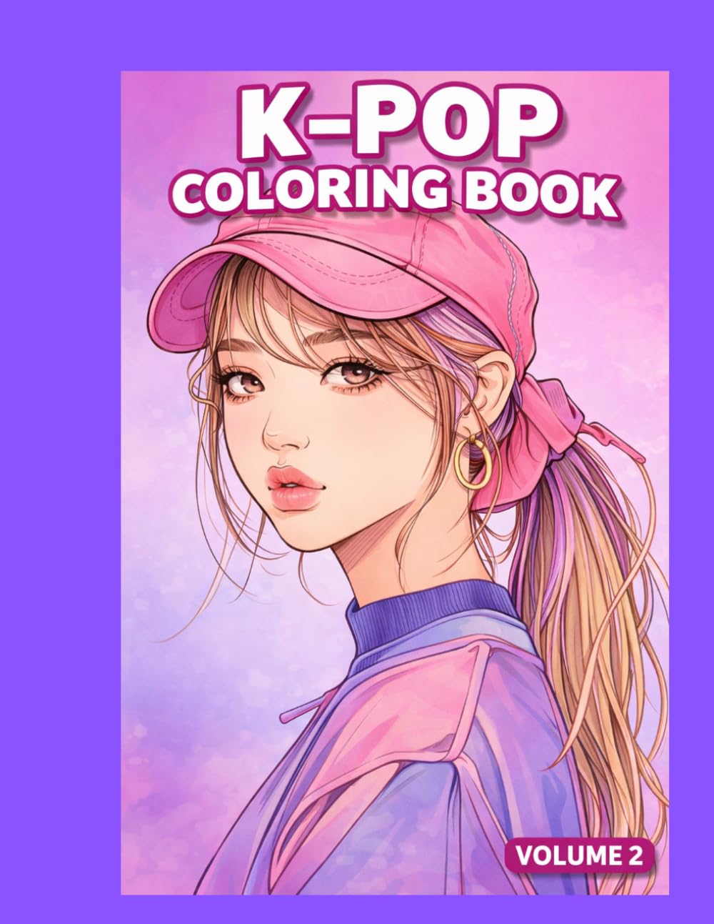 K-Pop Inspired Adult Coloring Book: Relaxing and Creative Designs of Stylish Idols Volume 2